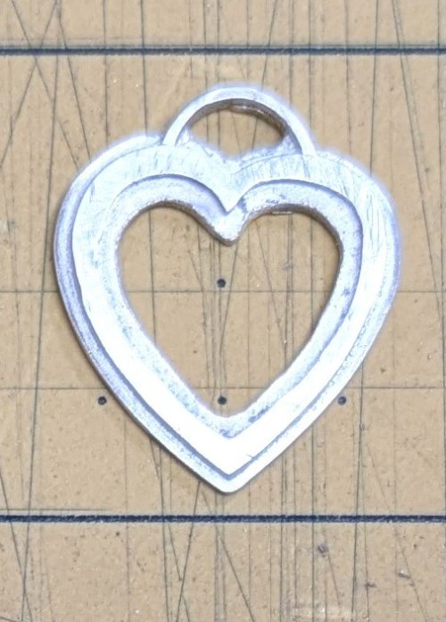Judy Larson's Hearts and Flowers Charms - , Classic Wire Jewelry, Cutting, Cutting Tool, Cutters, Filing, Finishing, Butane Torch, Soldering, Solder, Design, File and refine all edges.